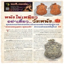 เหรียญเสมาปู่เอี่ยม วัดหนัง ปี54 เนื้อเงิน