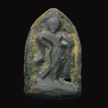 พระลีลากำแพงขาว พิมพ์เล็ก กรุวัดบรมธาตุ จ.กำแพงเพชร