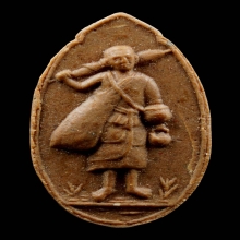 พระสิวลีรูปไข่ เนื้อเกสร (สภาพสวย) หลวงปู่โต๊ะ