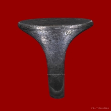 แหวนเงินลงถม หลวงพ่อเดิม วัดหนองโพ มีจานสวยดูง่าย