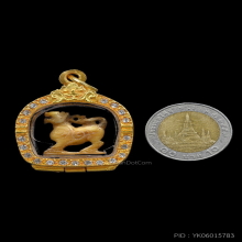 สิงห์หลวงพ่อเดิม สามขวัญ ปากเจาะ(นิยม) พร้อมบัตรสมาคม