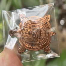 เหรียญพยาเต่าเรือน สุขใจ หลวงปู่หลิว วัดไร่แตงทอง ปี37