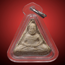 พระโพธิจักรหลวงพ่อลี วัดอโศการาม พิมพ์ห้าเหลี่ยม เนื้อเกสร