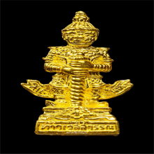 ลอยองค์ท้าวเวส ทองคำ หลวงพ่ออิฏฐ์ วัดจุฬามณี ปี62 เลข58