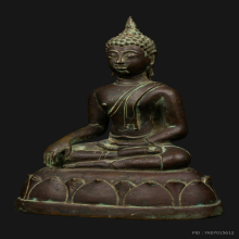 พระบูชาเชียงแสน แบบสิงห์สาม ปางมารวิชัยฐานบัวเล็บช้าง