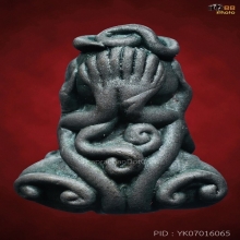 พระปิดตา วัดหนัง พิมพ์สองหน้า เนื้อสัมฤทธิ์เงิน