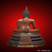 พระบูชาพระพุทธโคดมหลวงพ่อขอมวัดไผ่โรงวัว ปี05 แถมฐาน