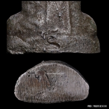 รูปหล่อเนื้อเงิน รุ่นเสาร์ห้า หลวงพ่อพรหม ปี 12ตอกโค๊ด เลข5 