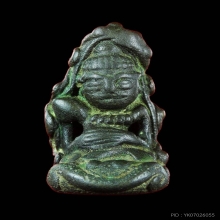 พระอุปคุตรเขมร เนื้อสำริด