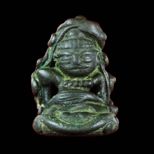 พระอุปคุตรเขมร เนื้อสำริด