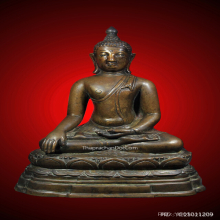 พระบูชารัชกาลเกศบัวตูมยุคต้นหล่อหนาดินไทย สวย เก่ามาก