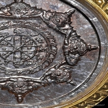 เหรียญปิดตาพังพระกาฬ รุ่นแรก เครายาว พรายเงิน 