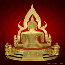 พระพุทธชินราช วัดท่ามะปราง 9 นิ้ว ปิดทอง