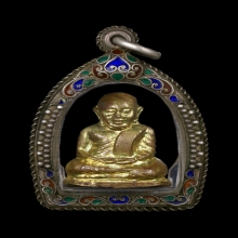 รูปหล่อปั๊ม หลวงพ่อเงิน บางคลาน ปี15 ออกวัดมูลเหล็ก สวยเดิม