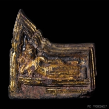 พระโคนสมอ เนื้อดิน อยุธยา ลงรักปิดทอง ขลังดี