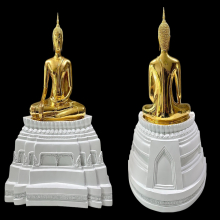 หลวงพ่อทองคำสุโขทัยไตรมิตรพระจอมเกล้าลาดกระบัง ปี 2566