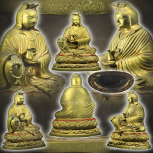 หลวงปู่โต๊ะ พระบูชา เจ้าแม่กวนอิม พิมพ์นั่งชันเข่า สวยมาก