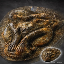 หลวงปู่โต๊ะ พระปิดตา ยันต์ดวงเล็ก เนื้อใบลาน 