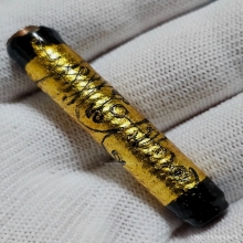 ตะกรุดพระลักษณ์หน้าทอง รุ่นเเรก หลวงปู่กาหลง เขี้ยวแก้ว