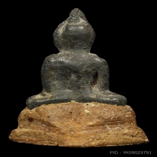 สวยคลาสสิค ยอดธงกู้ชาติ กรุวัดพลับ เนื้อชินเงินพิมพ์เล็ก