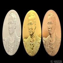 #พระทองคำ.. เหรียญรัชกาลที่ 9 ครบ100 ปี รพ.จุฬาฯ