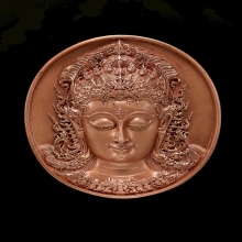 พระโพธิสัตว์ ประทานความสุข 60 ปี เนื้อนวลชมพู อ.เฉลิมชัย