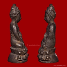 กริ่งใหญ่ วัดช้างให้ เสาร์ห้า ปี 43 เนื้อนวะ ผิวไฟ+กล่องเดิม