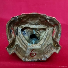 พระบูชาหลวงพ่อชินราช 5 นิ้ว ฐานฉลุ ลงรักปิดทอง ปี2525