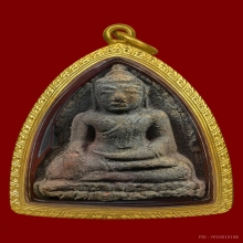 หลวงพ่อโตกรุบางกระทิง จังหวัดอยุธยา สวยเลี่ยมทอง