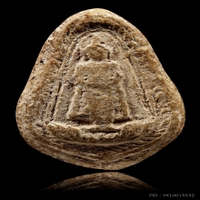 พระผงกระดูกผี วัดโพธิ์ พิมพ์หลวงพ่อโต หลวงปู่ภู  ยุคต้น