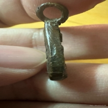 เหรียญหล่อหลวงพ่อพลอย วัดเงิน บางพรม พิมพ์หูยาว