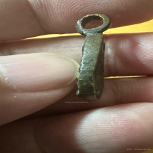 เหรียญหล่อหลวงพ่อพลอย วัดเงิน บางพรม พิมพ์หูยาว