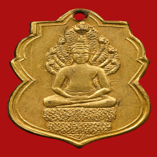 เหรียญหลวงพ่อลา วัดโพธิ์ศรี รุ่นเเรก ปี2468