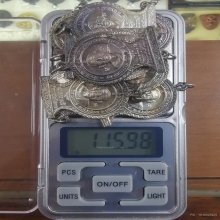 เหรียญ ลพ.ลี วัดอโศการาม เนื้อเงิน ปี2537 ( 10 องค์ )​