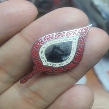 เข็มกลัดพัดยศ หลวงพ่อแช่ม ปี 2512 เนื้อเงินลงยา