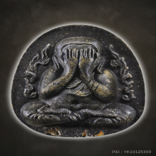 หลวงปู่โต๊ะ พระปิดตากนกข้าง ตะกรุดทองคำ-เงิน สวยแชมป์