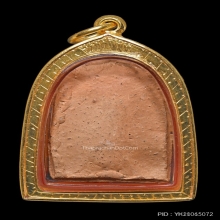 พระหลวงปู่บุญ วัดกลางบางแก้ว ปี 2457 พิมพ์ปรกโพธิ์เล็ก