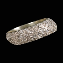 แหวนจักรนารายณ์ เนืัอเงิน หลวงปู่กาหลง เขี้ยวแก้ว