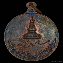 เหรียญหลวงปู่ขาว อนาลโย รุ่นทูลเกล้า เนื้อนวะ พิมพ์ใหญ่