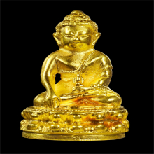 พระกริ่งเทวบดี ทองคำ หลวงพ่ออิฏฐ์ วัดจุฬามณี ปี35 ตอกเลข2