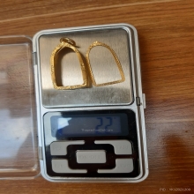 ขายกรอบทอง75% ใส่พระหนัก 2.2 กรัม