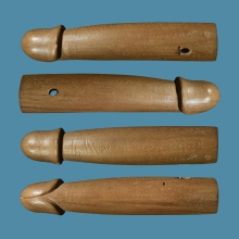 >>>..,ปลัดขิกหลวงพ่อฟู วัดบางสมัคร ไม้รัก จารเต็มสูตร