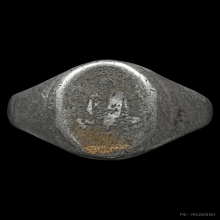 แหวนเงินลงถม หลวงพ่อเดิม