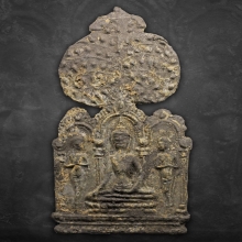 พระซุ้มร่มโพธิ์ พระโมคคัลลาน์-สารีบุตร กรุวัดราชบูรณะ