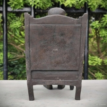 พระบูชาหลวงปู่พริ้งวัดบางปะกอกนั่งเก้าอี้ ปี2พ.ศ.520