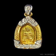 ท้าวเวส รุ่นแรก ใบมะขาม ทองคำ หลวงพ่ออิฏฐ์ วัดจุฬามณี ปี33