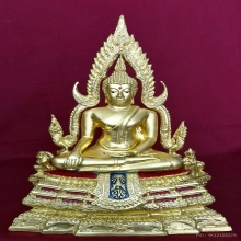 พระบูชาหลวงพ่อชินราช ภปร. รุ่นพุทธณเลส 5.9 นิ้ว ลงรักปิดทอง
