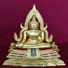 พระบูชาหลวงพ่อชินราช ภปร. รุ่นพุทธณเลส 5.9 นิ้ว ลงรักปิดทอง