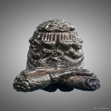 พระปิดตาราเมศวร์ เนื้อเงิน พิมพ์เล็ก พ่อท่านคลิ้ง 