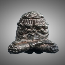 พระปิดตาราเมศวร์ เนื้อเงิน พิมพ์เล็ก พ่อท่านคลิ้ง 